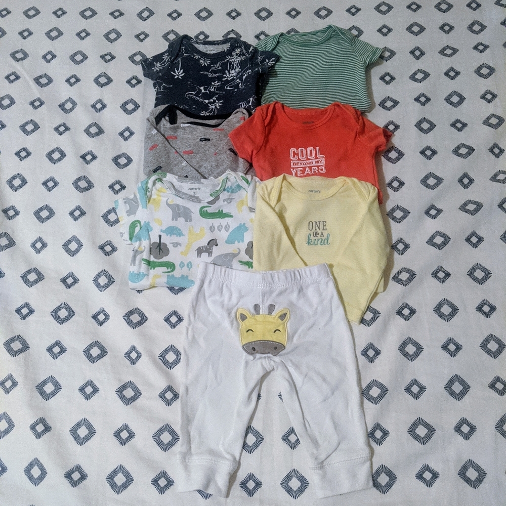 Baby clothes.